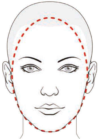 Oval facial type