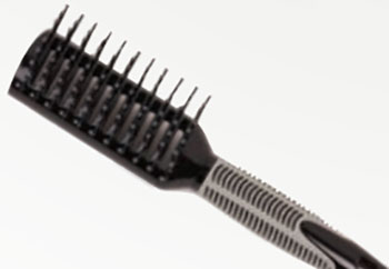 Plastic vent brush